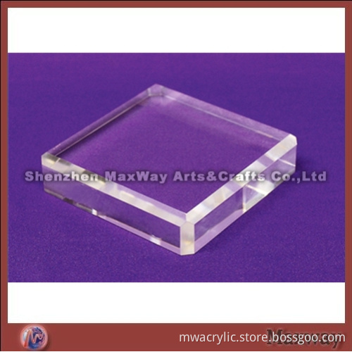 Clear Square Acrylc/Lucite Ring Holder/Display